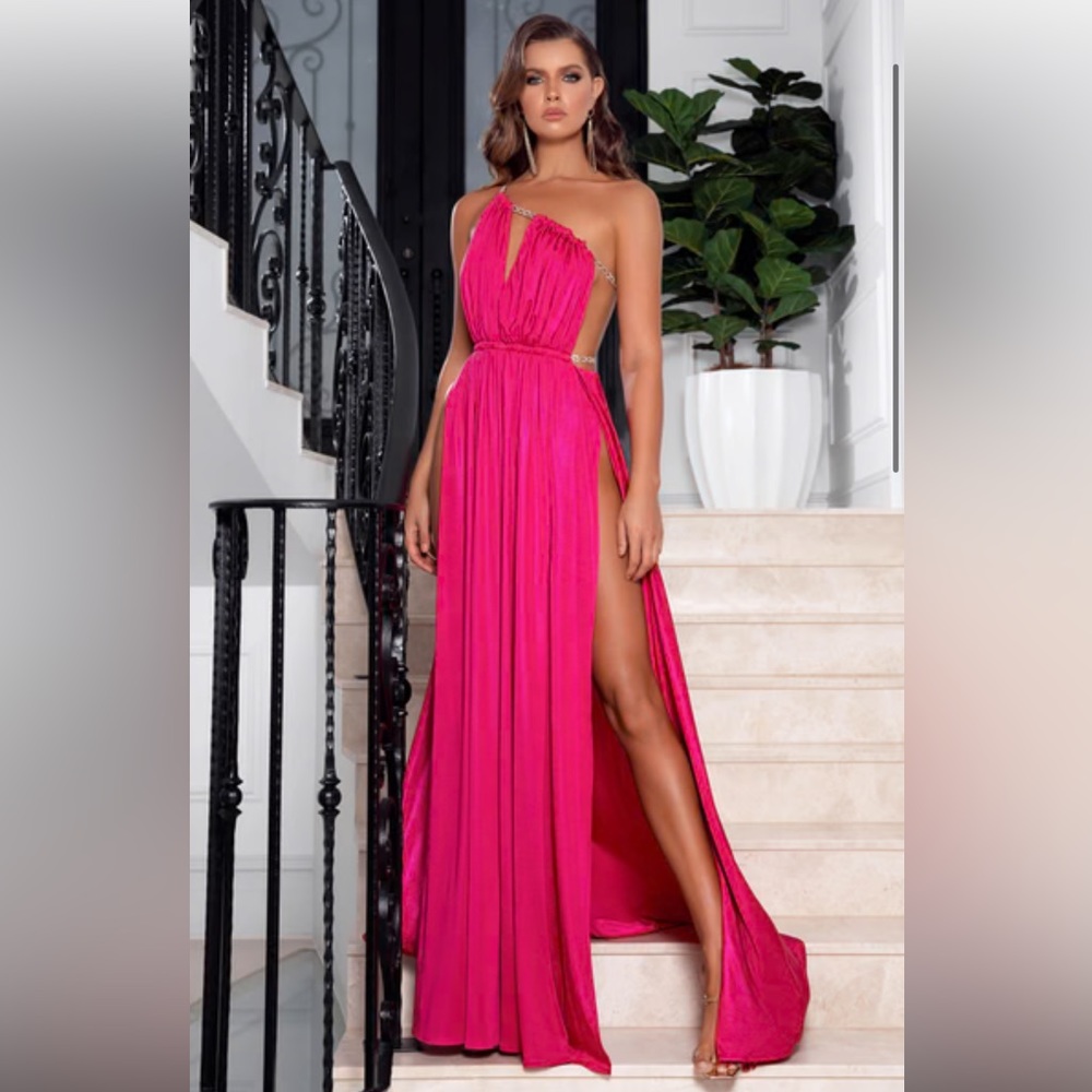 ABYSS by ABBY pink Miami dress